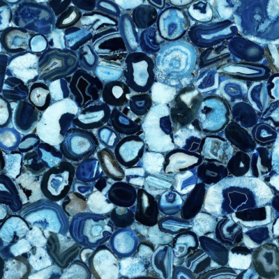 Brazlian Blue Extra Semi-Precious Stone Slab