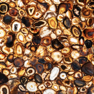 Brown Agate Extra Semi-Precious Stone Slab