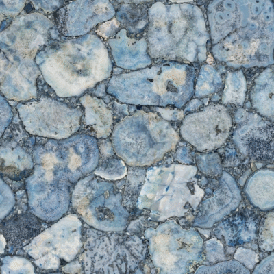Blue Agate Giant Semi-Precious Stone Slab