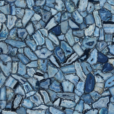 Blue Agate Wild Semi-Precious Stone Slab