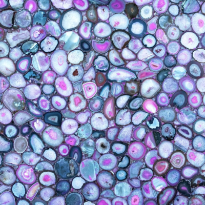 Pink Agate Semi-Precious Stone Slab