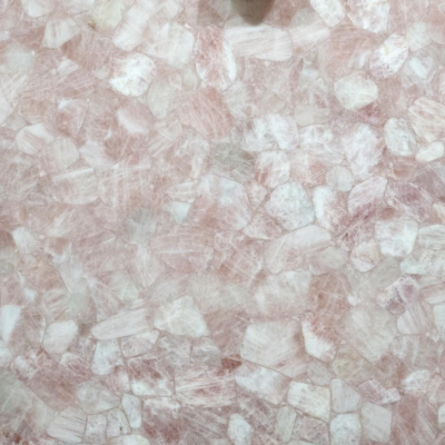 Rose Quartz African Semi-Precious Stone Slab