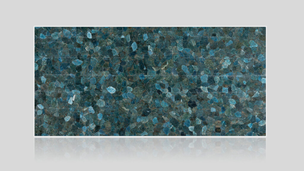 Blue Apatite Semi-Precious Stone Slab