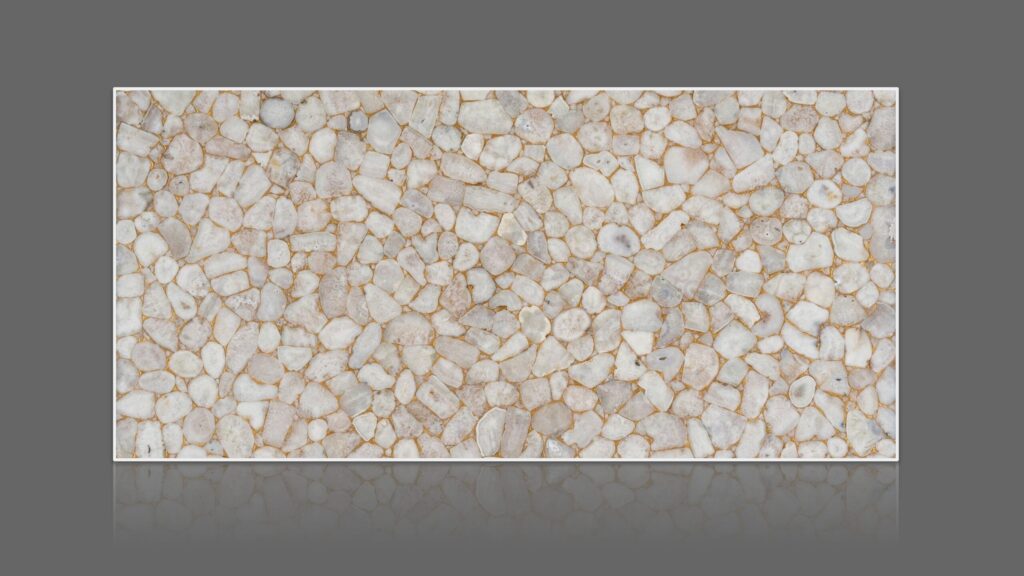 Crystal Glitter Semi-Precious Stone Slab