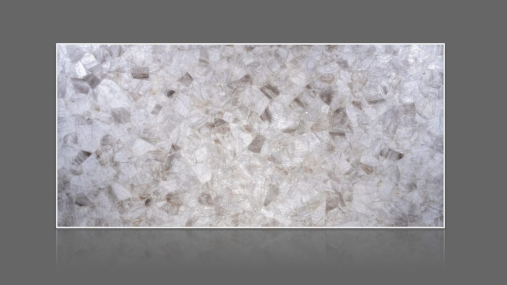 Crystal Quartz Extra Semi-Precious Stone Slab