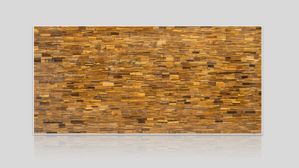 Golden Tiger Eye Brick Semi-Precious Stone Slab