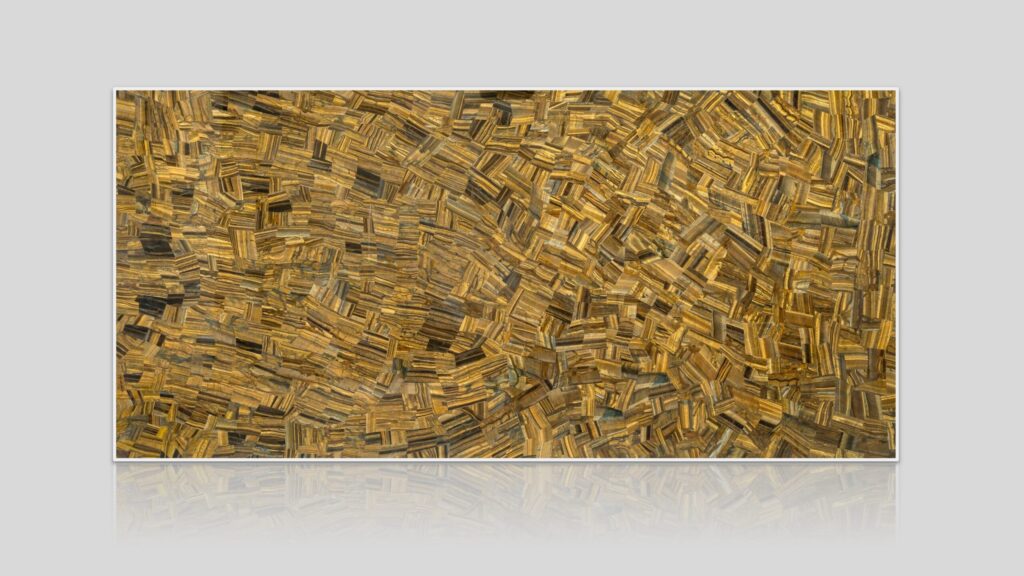 Golden Tiger Eye Random Semi-Precious Stone Slab