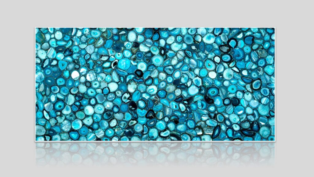 Green Agate Semi-Precious Stone Slab