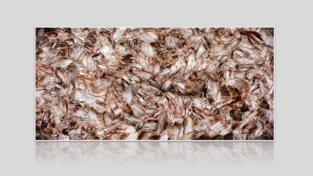 Hematite Quartz Semi-Precious Stone Slab