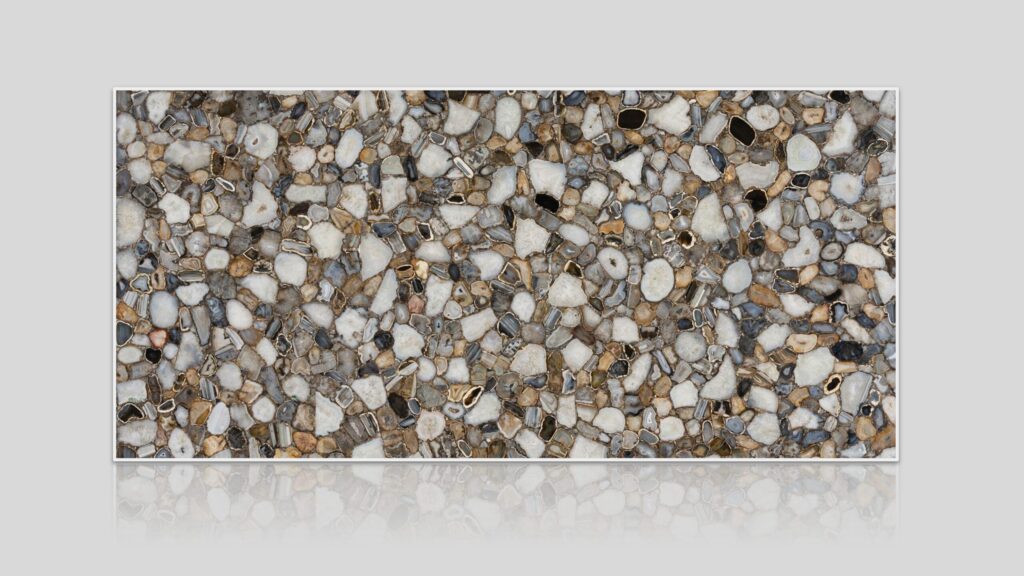 Jumble Agate Semi-Precious Stone Slab