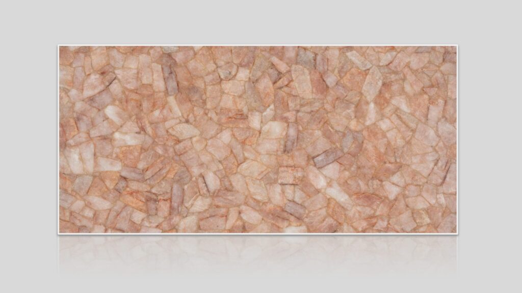 Peach Quartz Semi-Precious Stone Slab