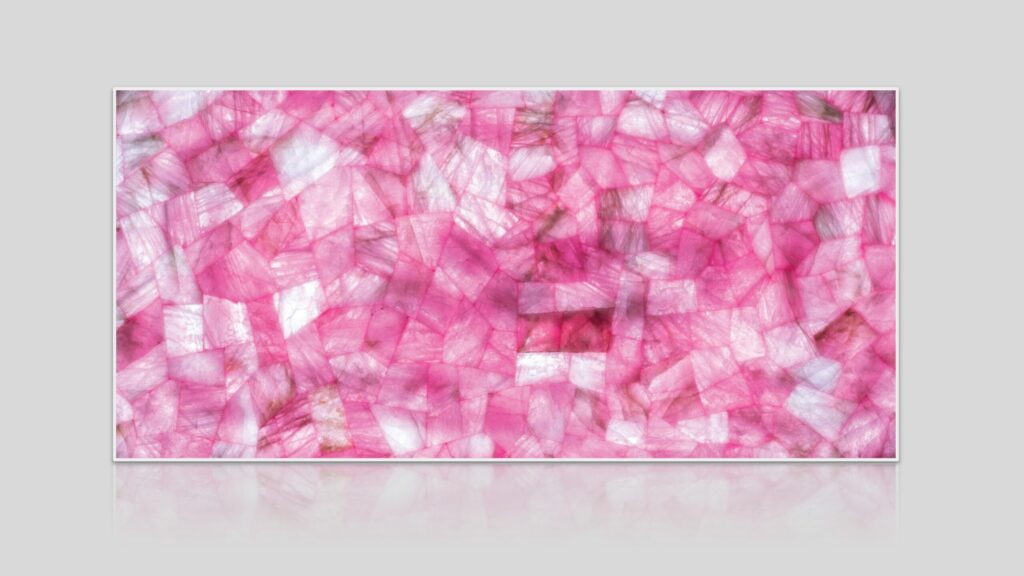 Pink Quartz Semi-Precious Stone Slab