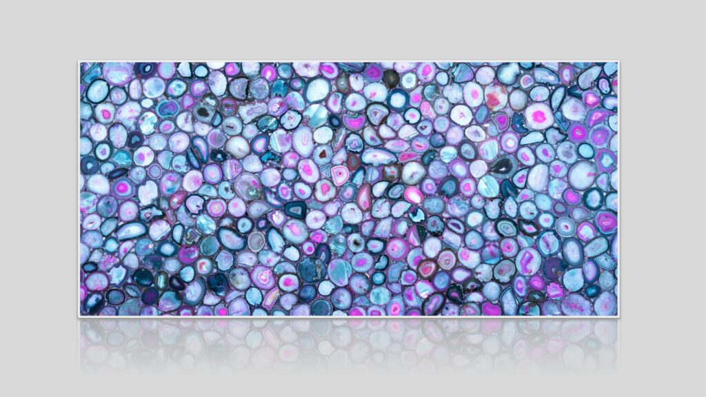 Pink Agate Semi-Precious Stone Slab