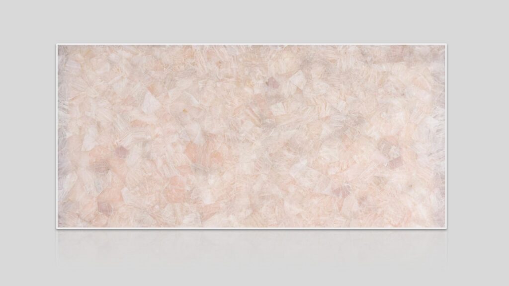 Rose Quartz Light Butt Semi-Precious Stone Slab