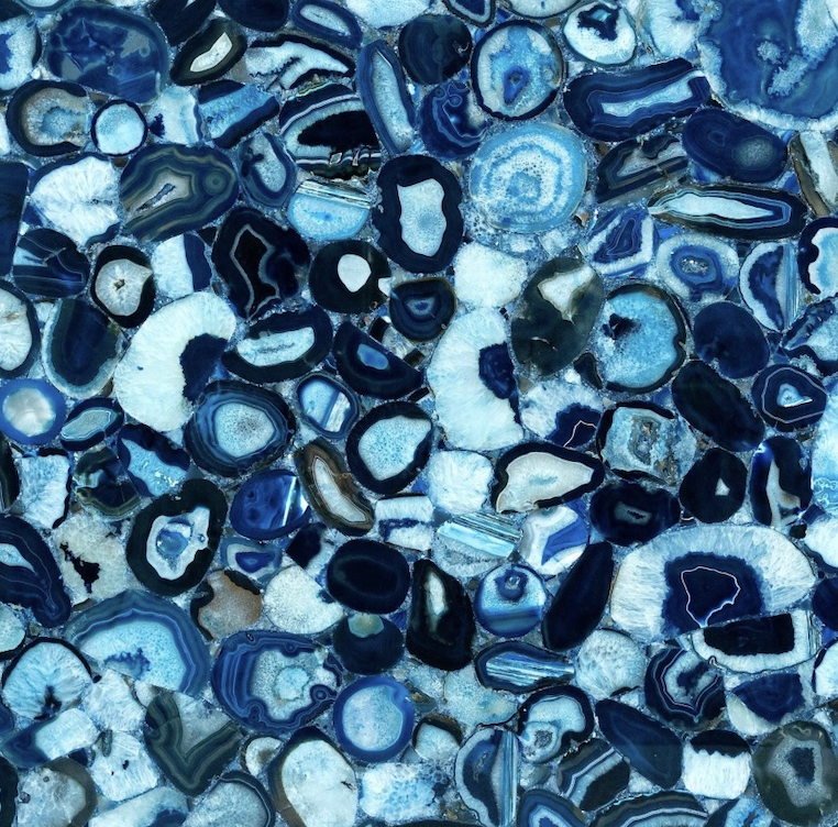 Brazlian Blue Extra Semi-Precious Stone Slab