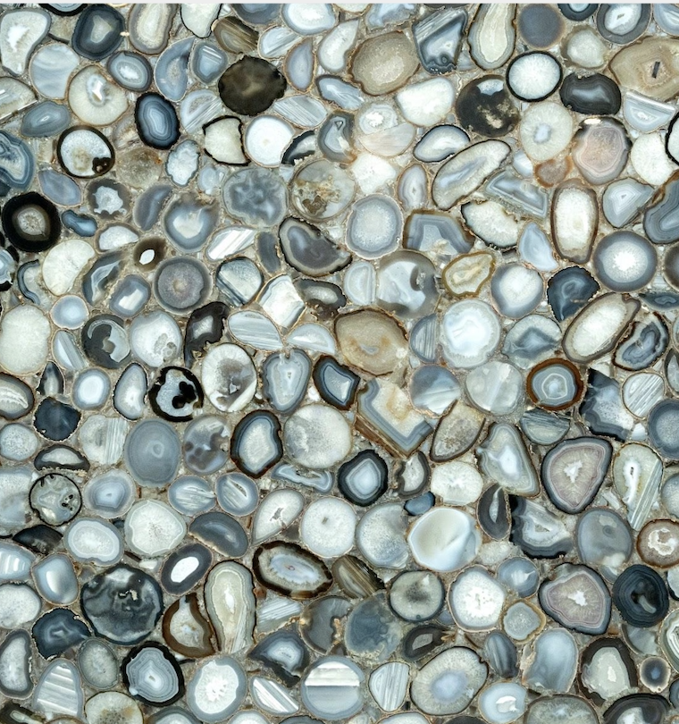 Brazlian Agate Semi-Precious Stone Slab