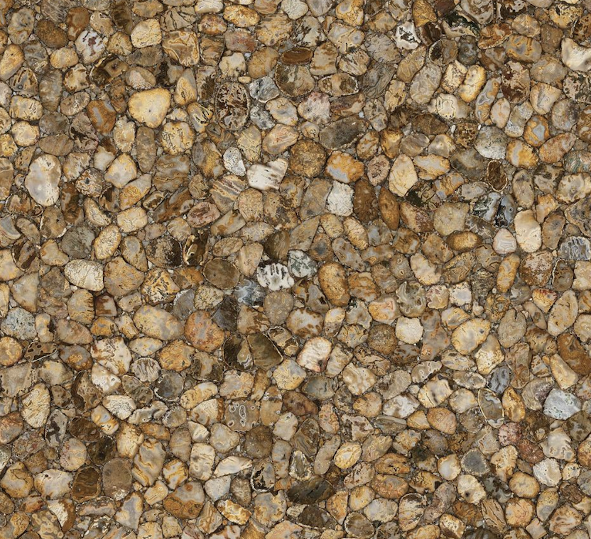 Fossil Agate Semi-Precious Stone Slab