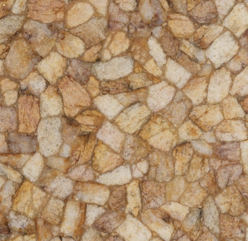Golden Quartz Semi-Precious Stone Slab