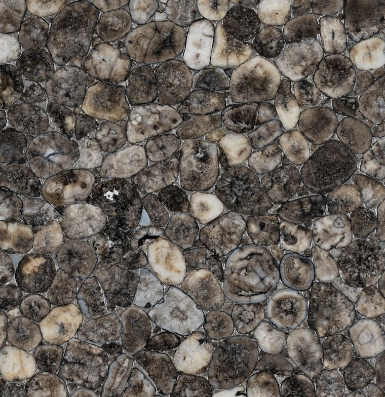 Coal Agate Semi-Precious Stone Slab