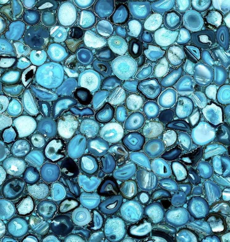 Green Agate Semi-Precious Stone Slab