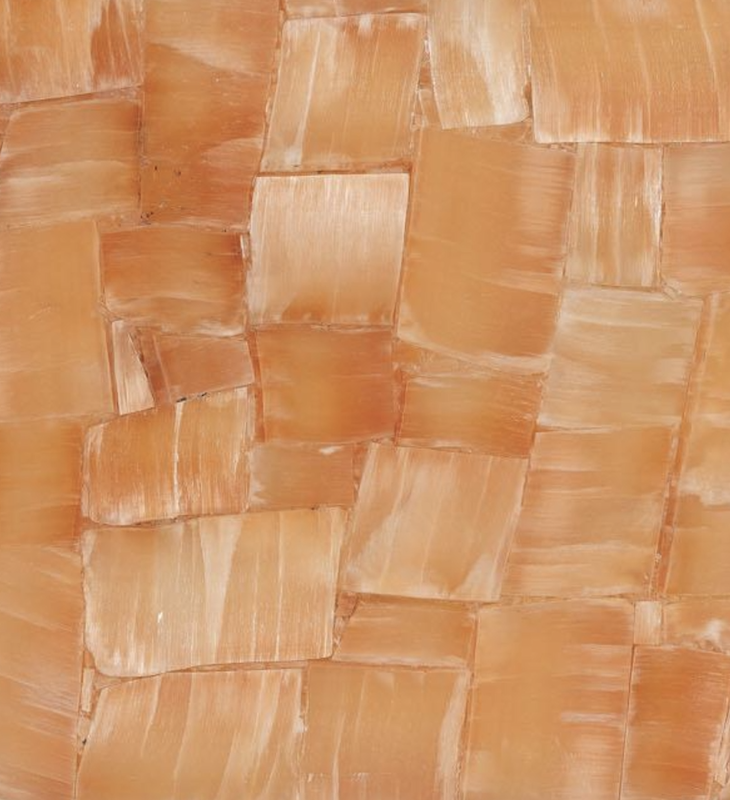Orange Selenite Semi-Precious Stone Slab