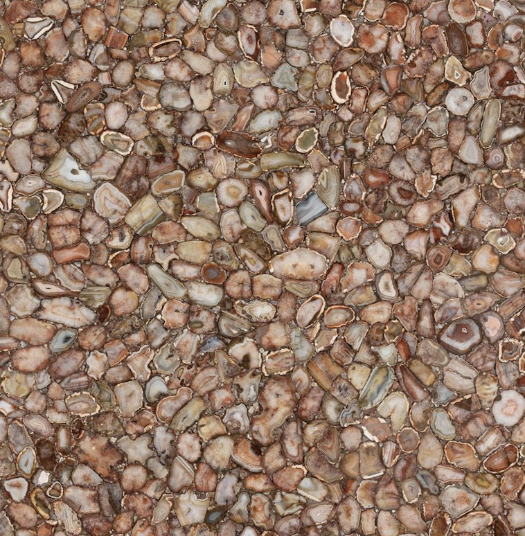 Red Agate Semi-Precious Stone Slab
