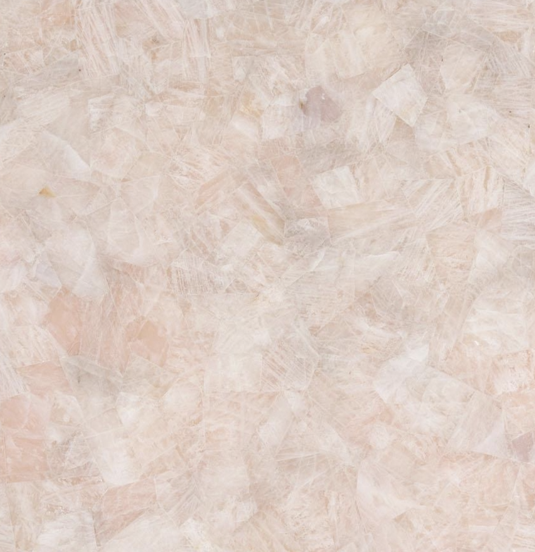 Rose Quartz Light Butt Semi-Precious Stone Slab