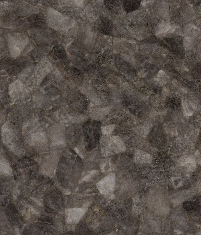 Smoky Quartz Dark Semi-Precious Stone Slab