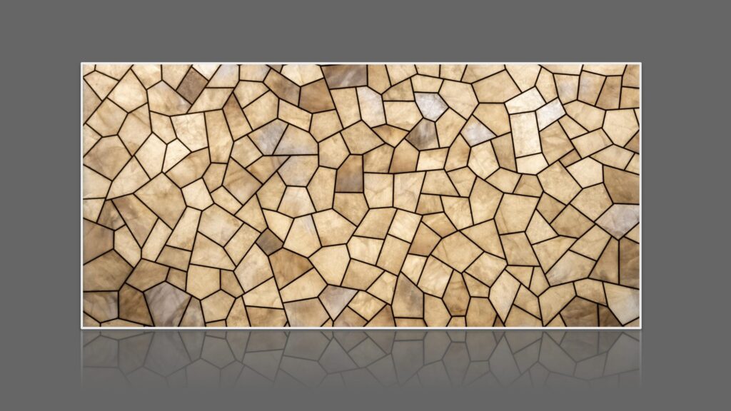 White Quartz brass Semi-Precious Stone Slab
